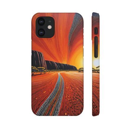 Orange landscape Snap Case - Colorwink