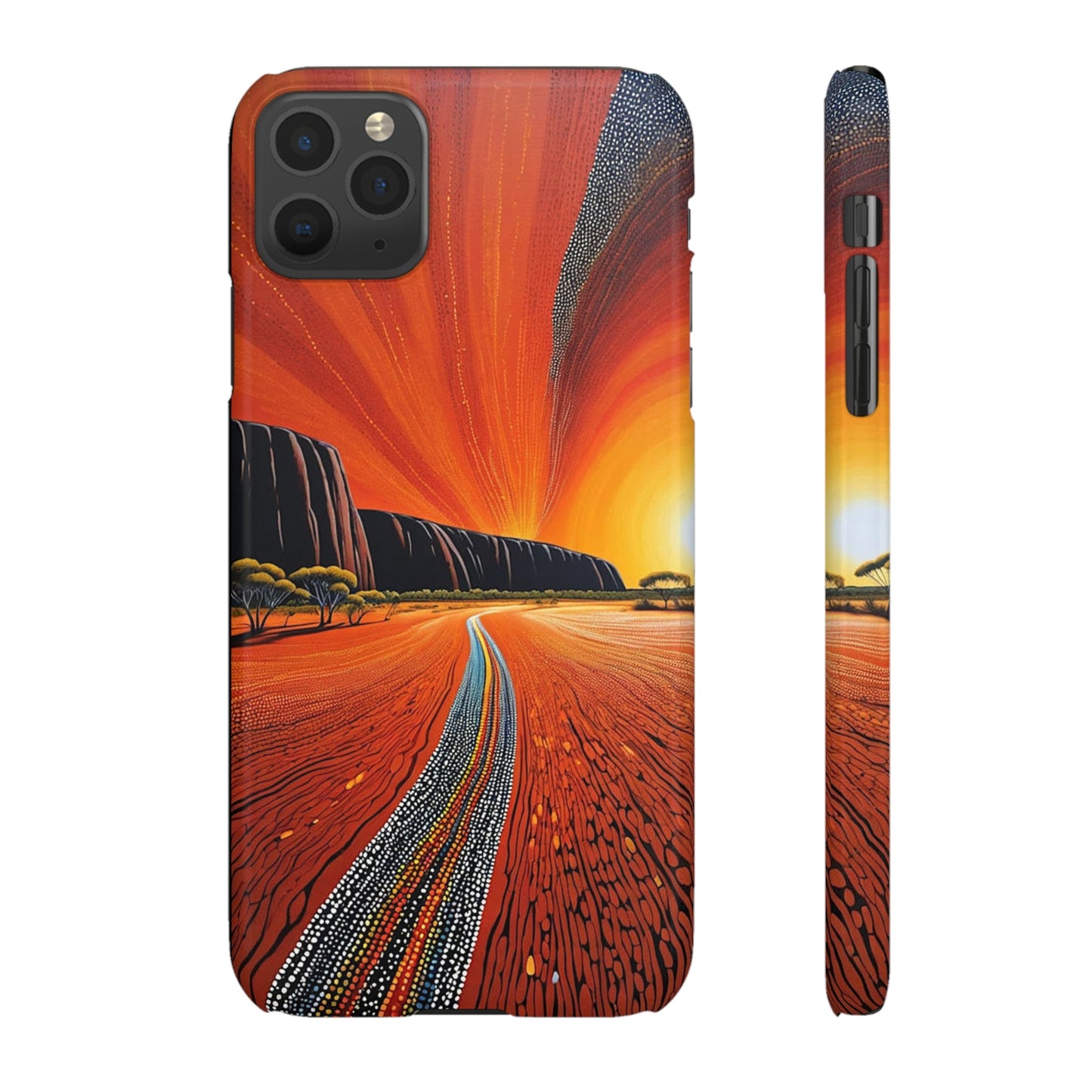 Orange landscape Snap Case - Colorwink