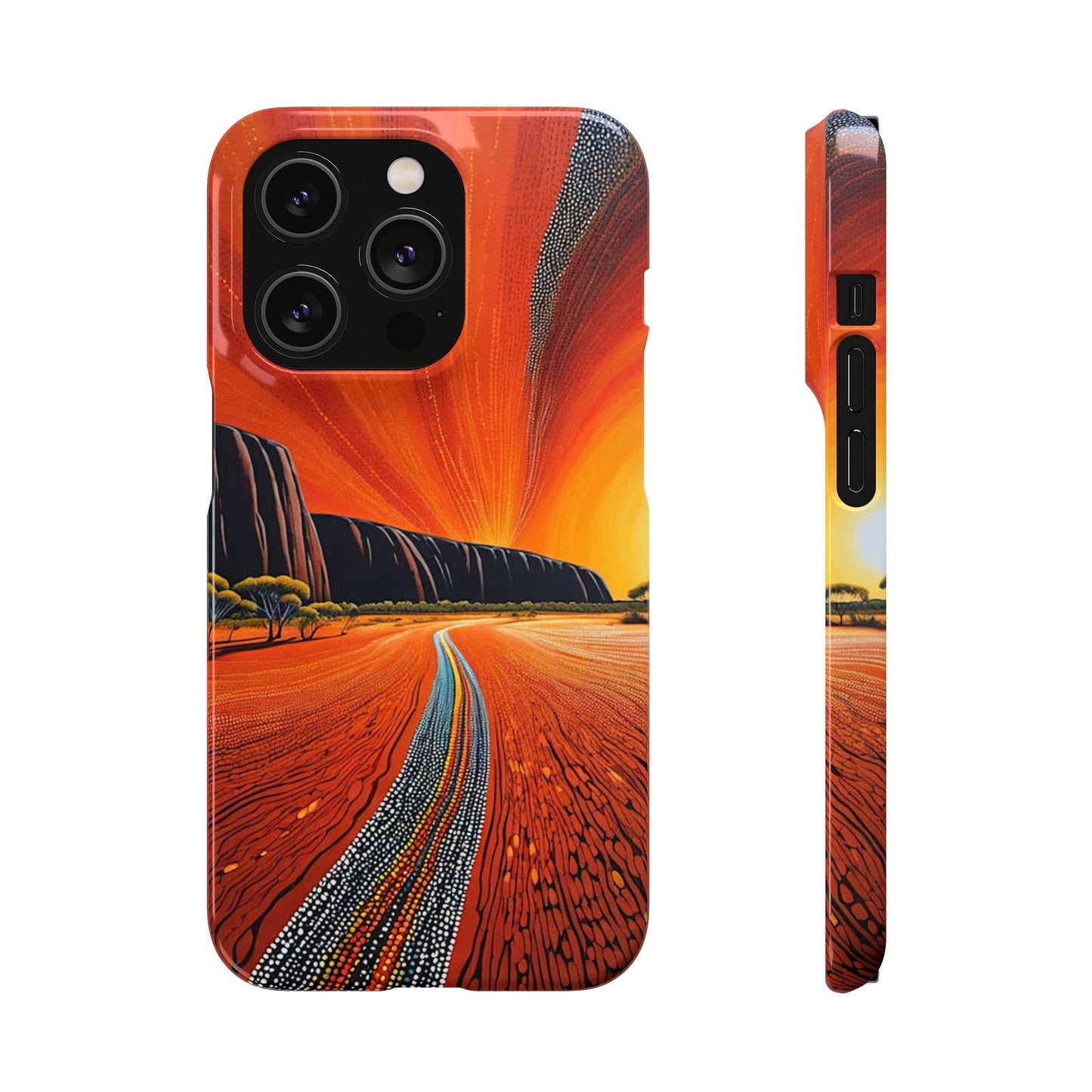 Orange landscape Snap Case - Colorwink