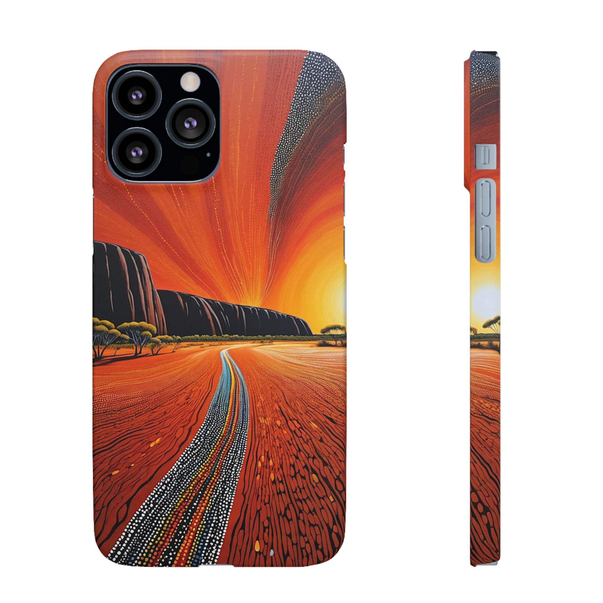 Orange landscape Snap Case - Colorwink