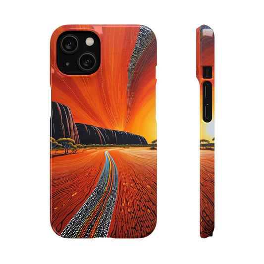 Orange landscape Snap Case - Colorwink