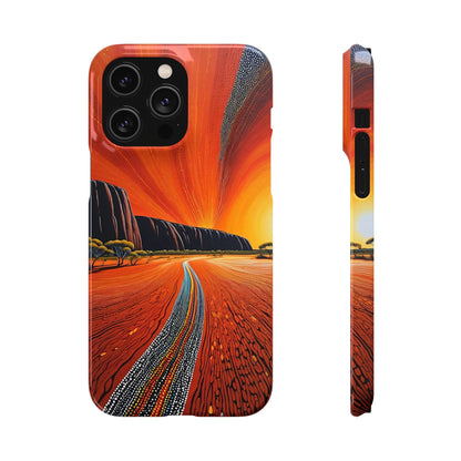 Orange landscape Snap Case - Colorwink