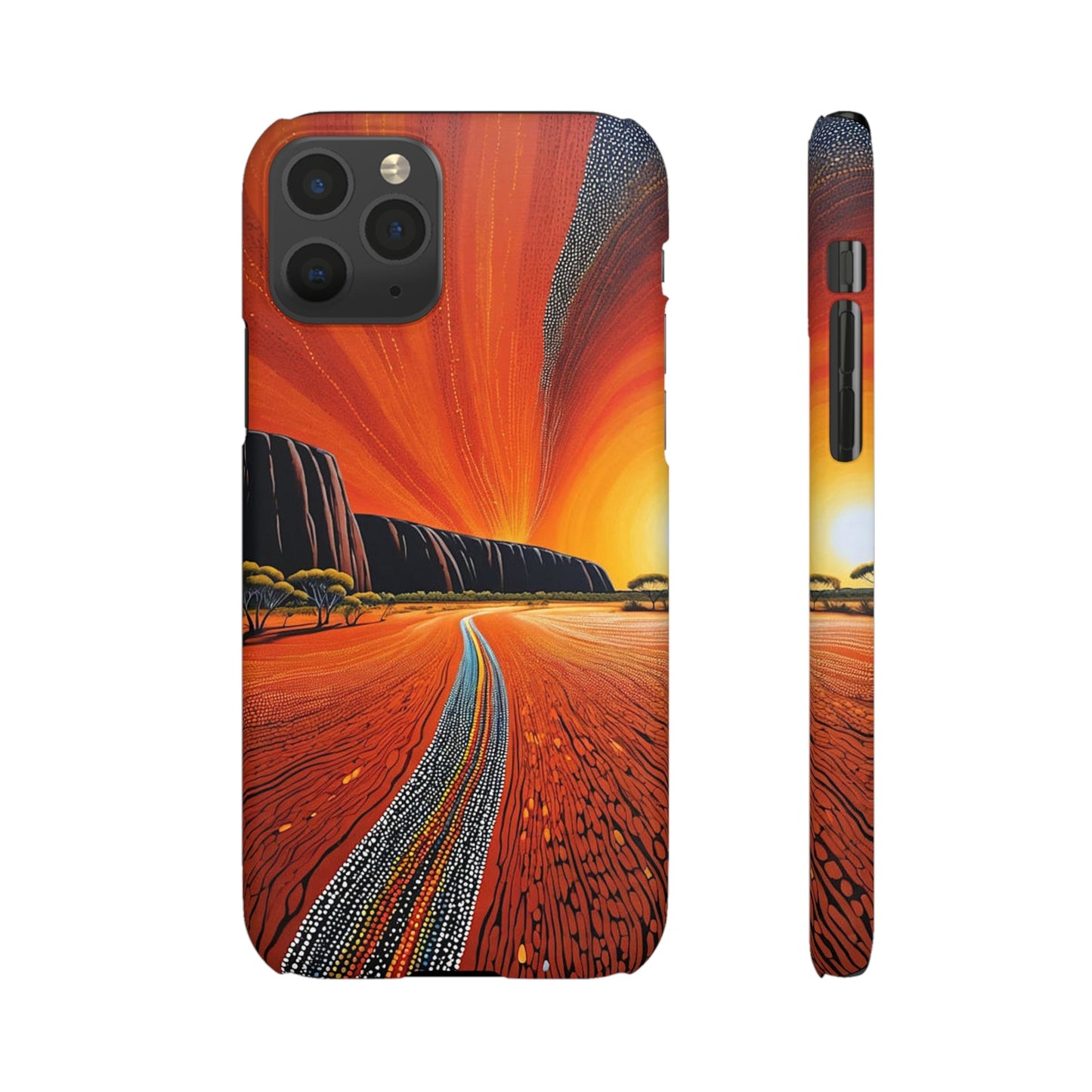 Orange landscape Snap Case - Colorwink