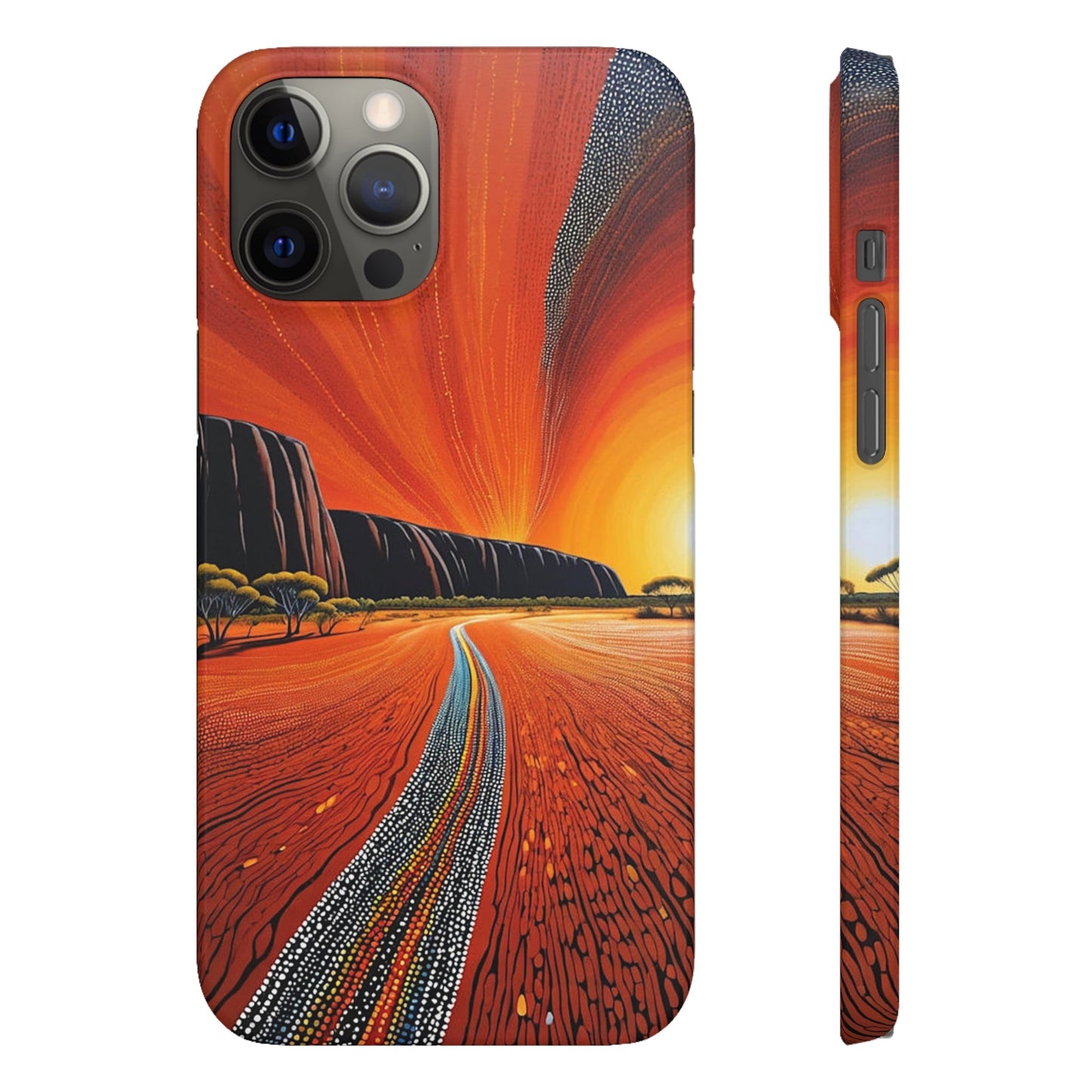 Orange landscape Snap Case - Colorwink