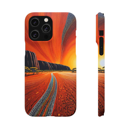 Orange landscape Snap Case - Colorwink