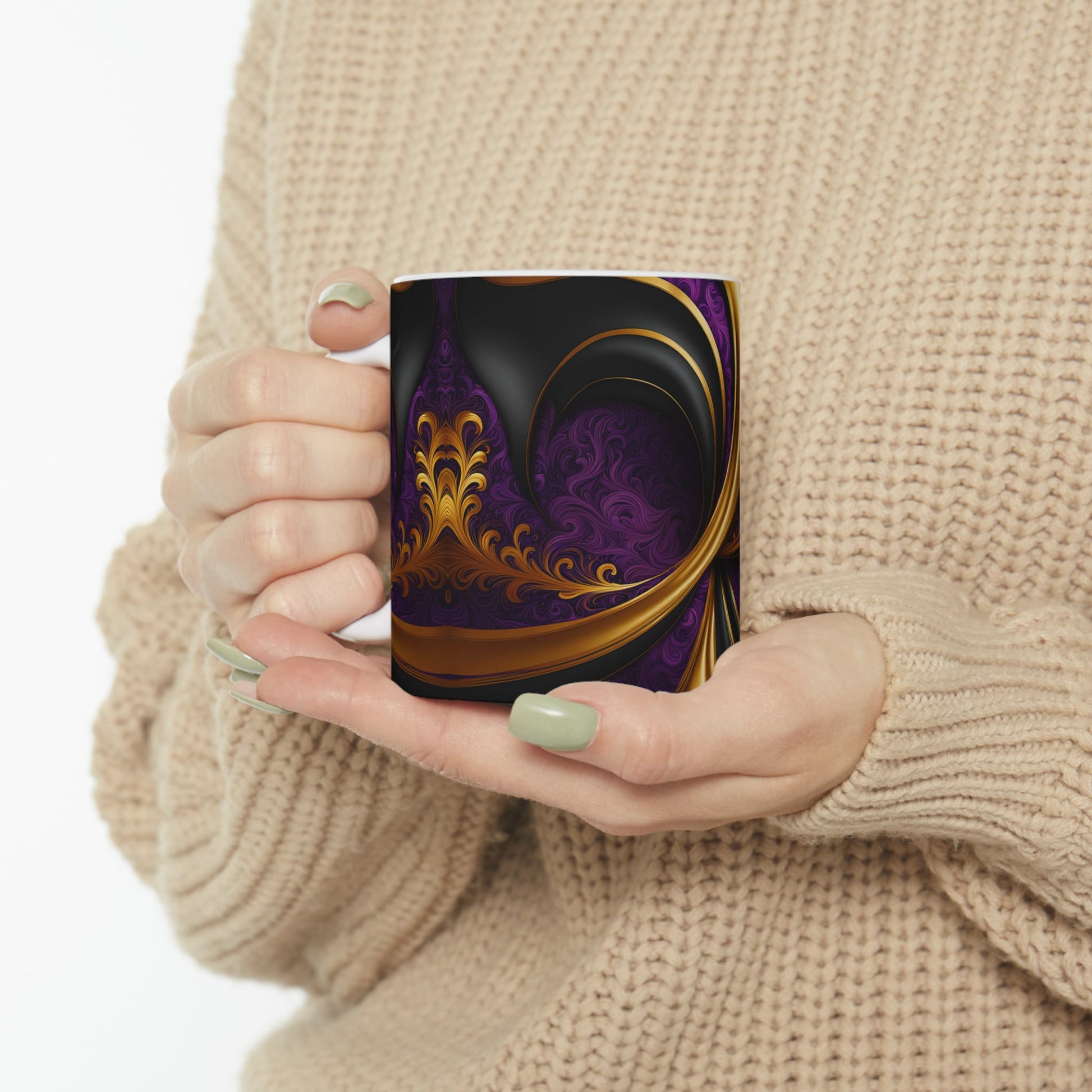 Oriental Silk Rug Coffee Mug - Colorwink