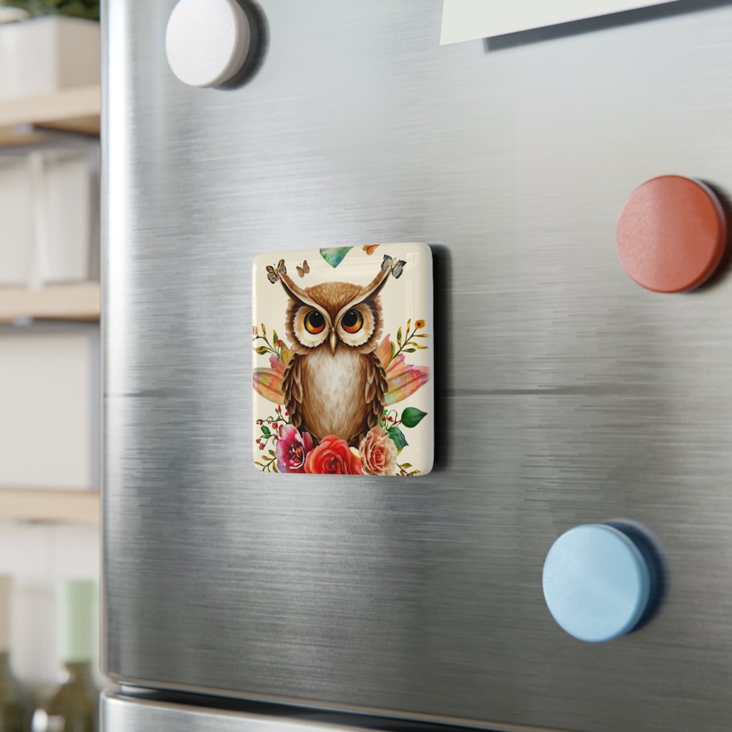 Owl Fridge Magnet - Colorwink