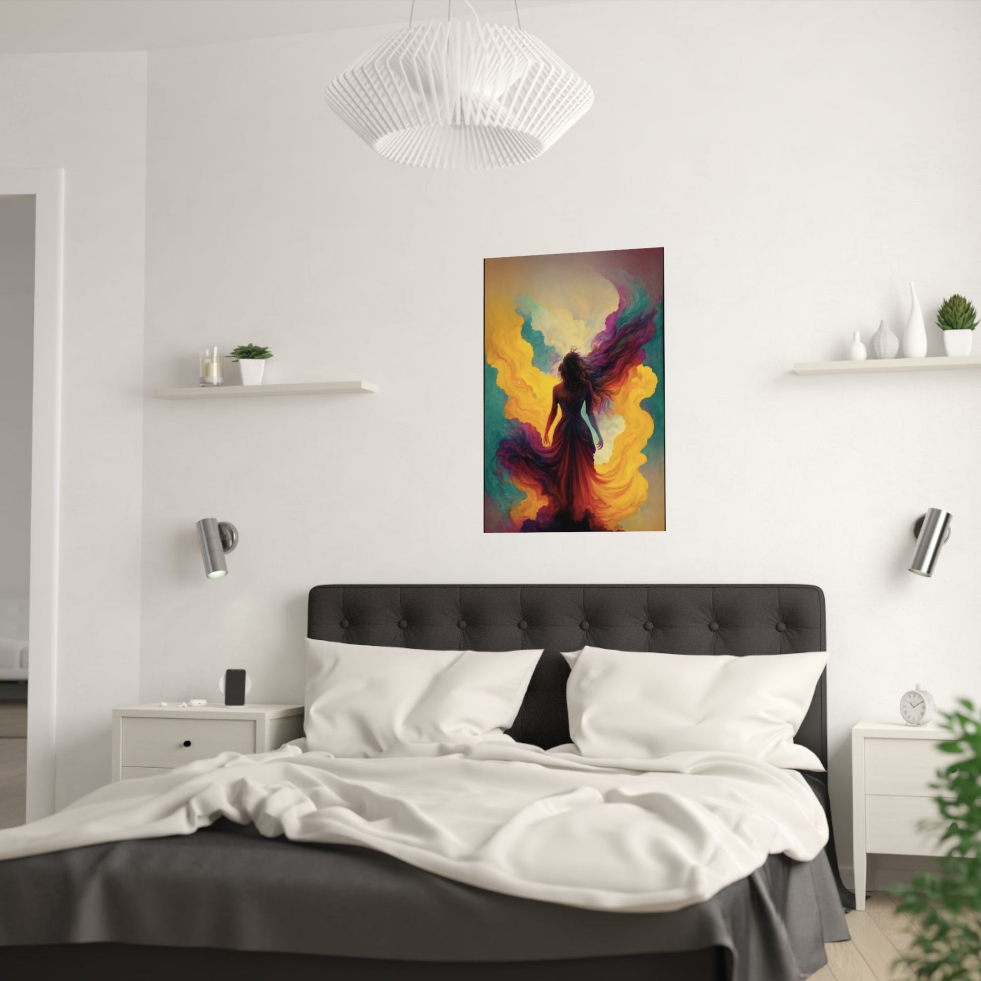 Paint Swirl Art Poster - Colorwink