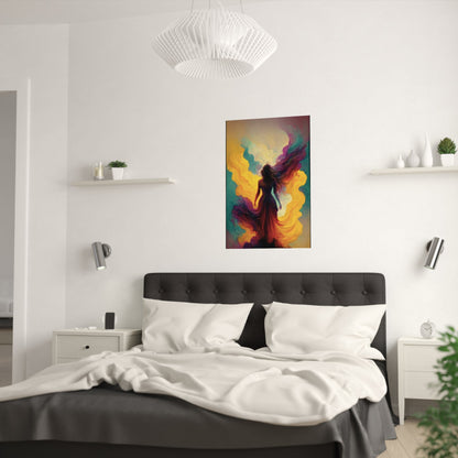 Paint Swirl Art Poster - Colorwink