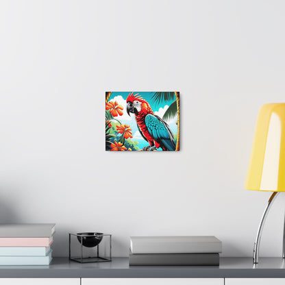 Parrot View Canvas - Colorwink