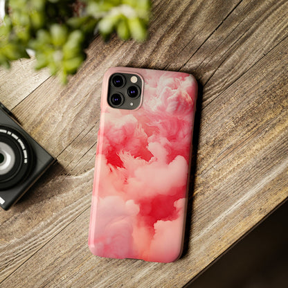 Pink Cloud Slim Phone Case - Colorwink