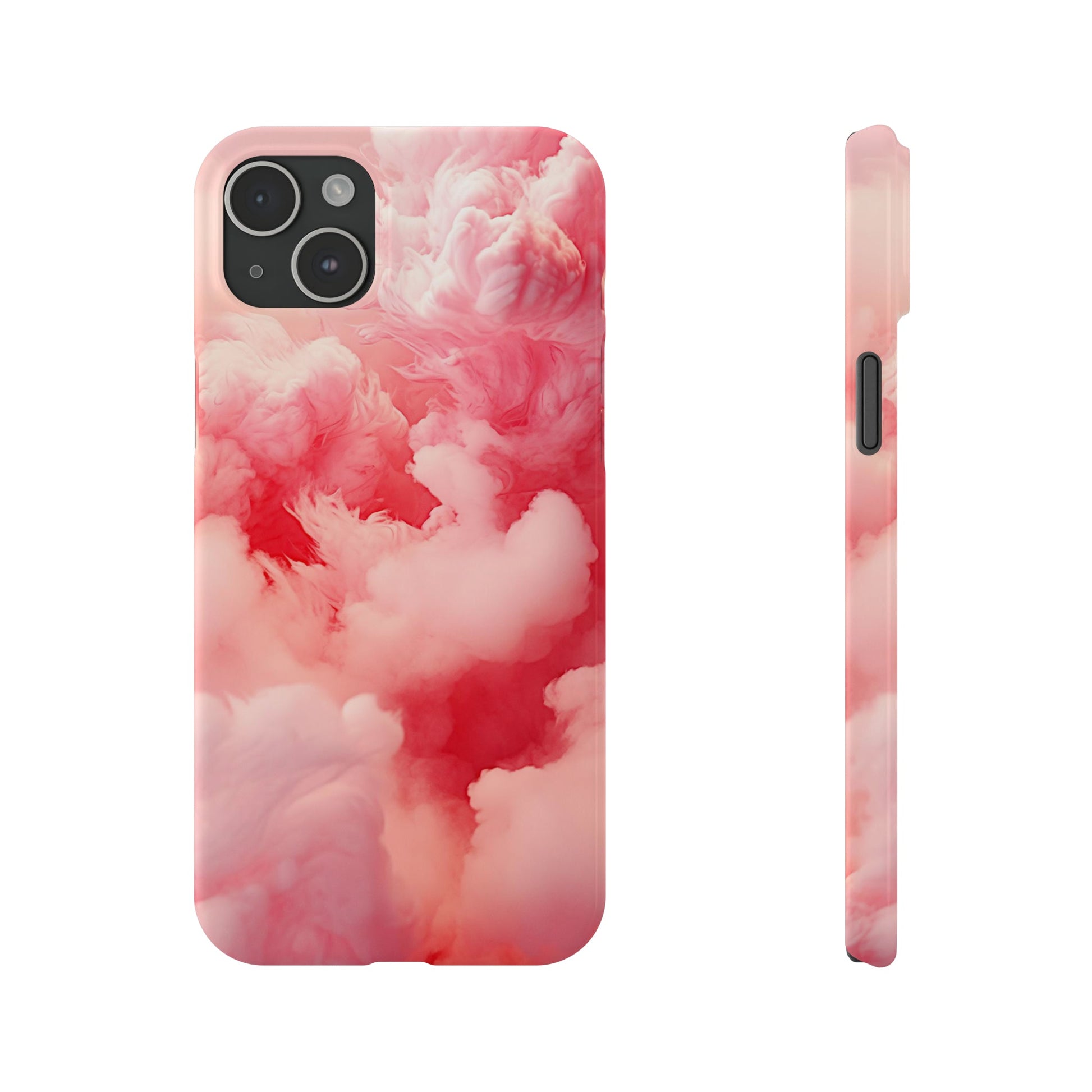 Pink Cloud Slim Phone Case - Colorwink