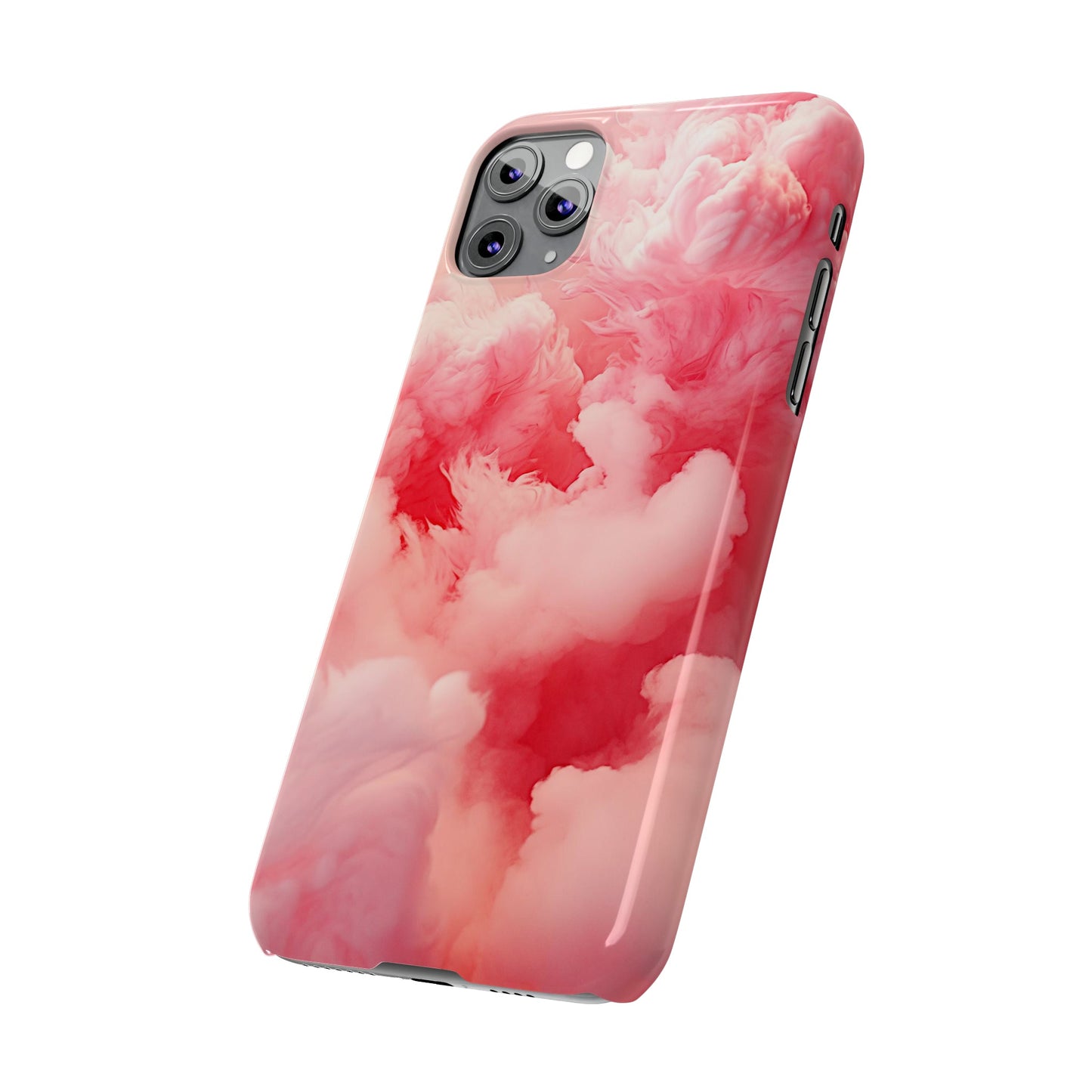 Pink Cloud Slim Phone Case - Colorwink