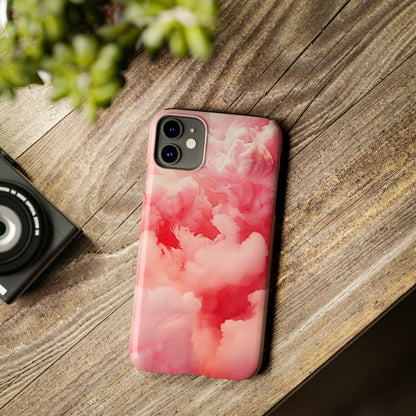 Pink Cloud Slim Phone Case - Colorwink