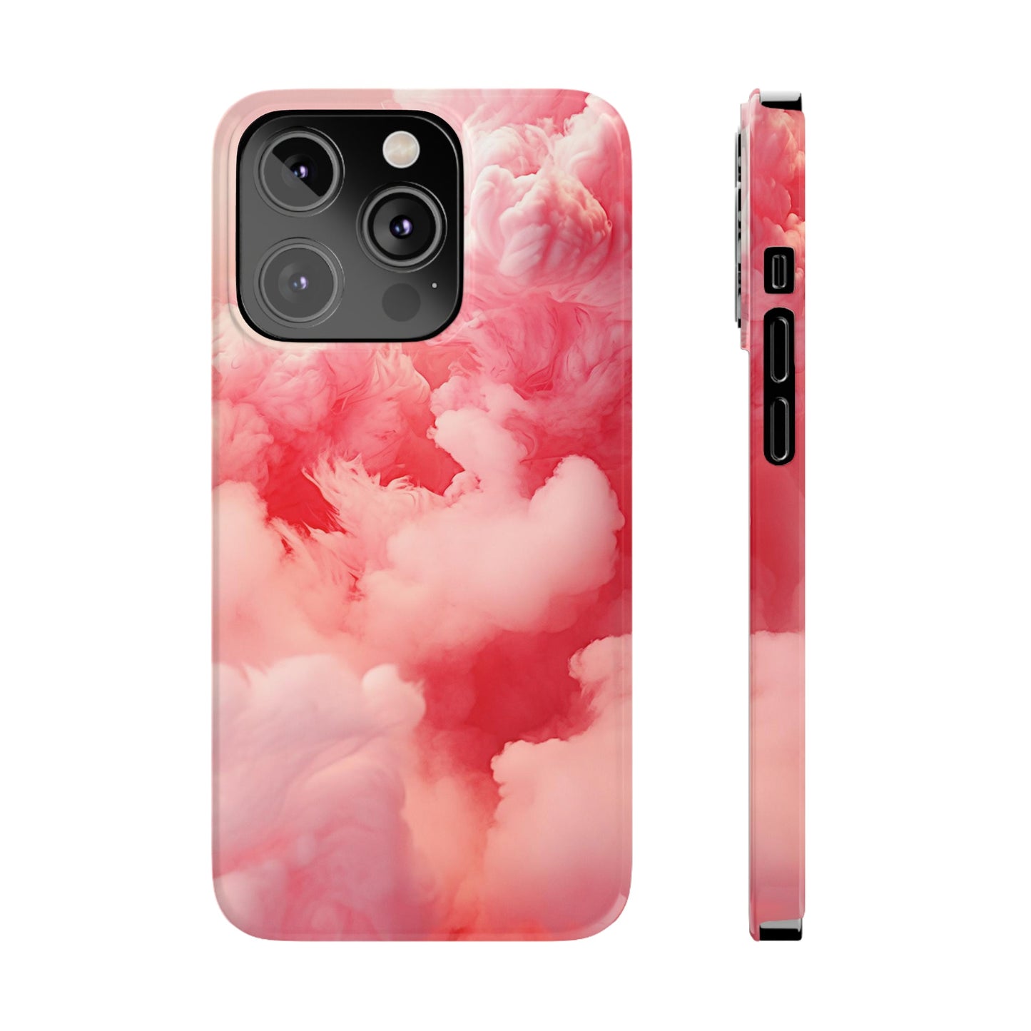 Pink Cloud Slim Phone Case - Colorwink