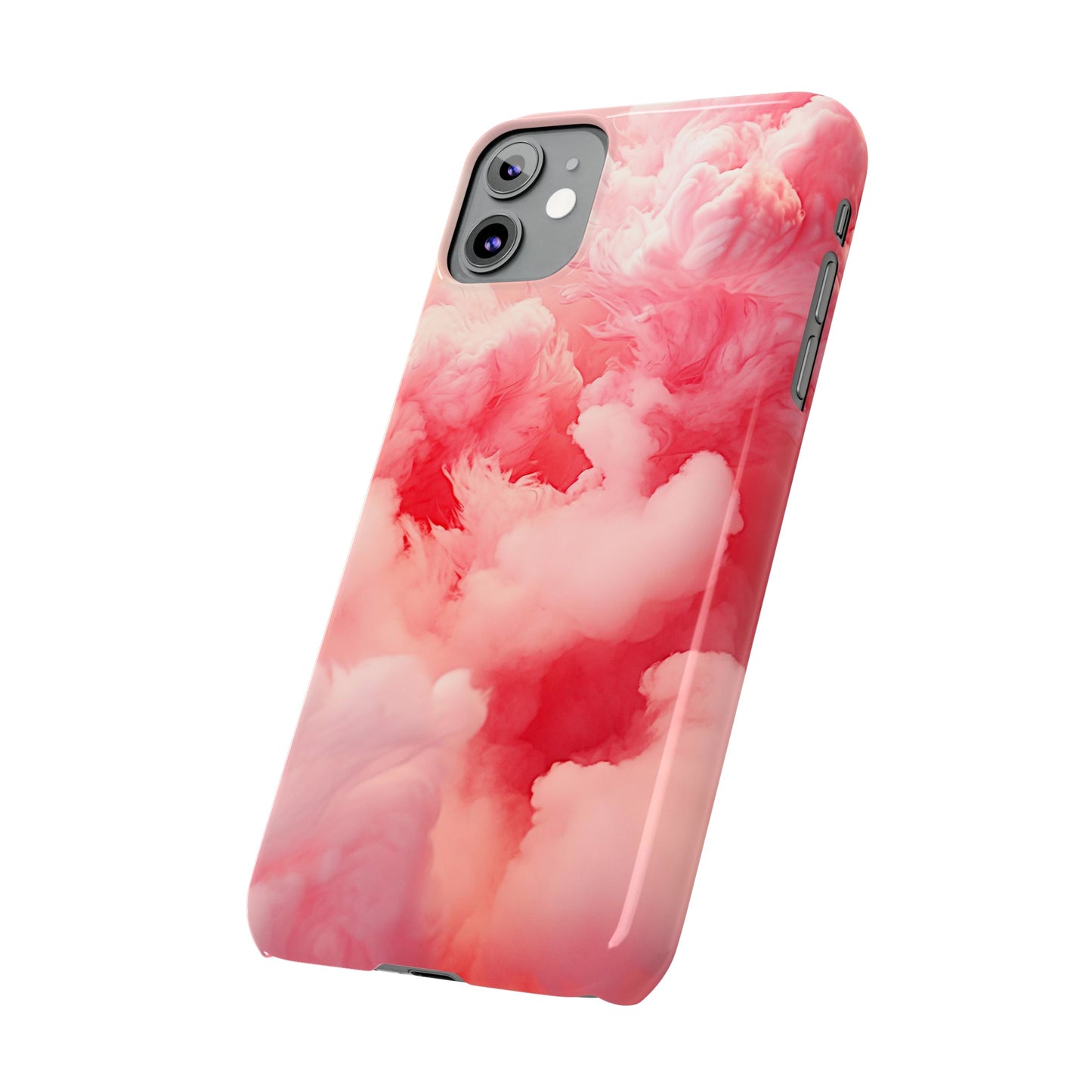 Pink Cloud Slim Phone Case - Colorwink