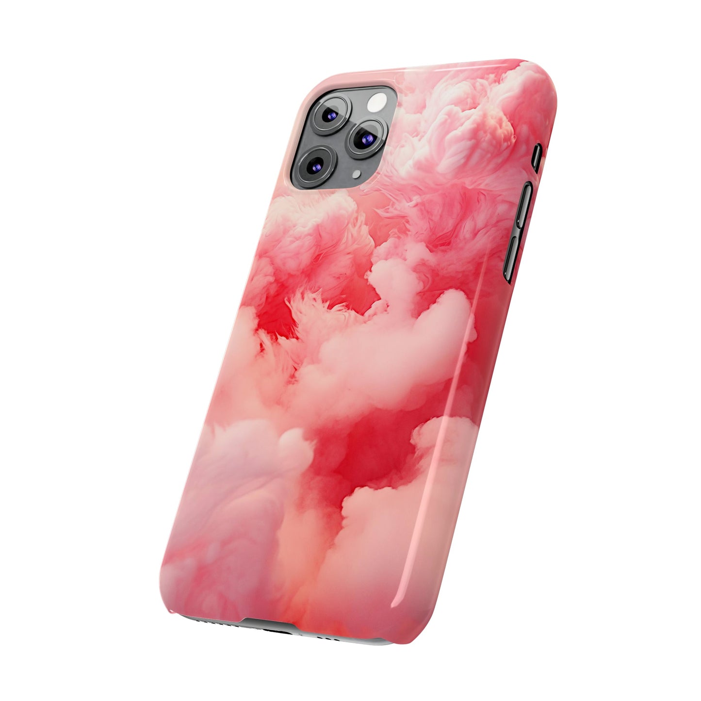 Pink Cloud Slim Phone Case - Colorwink