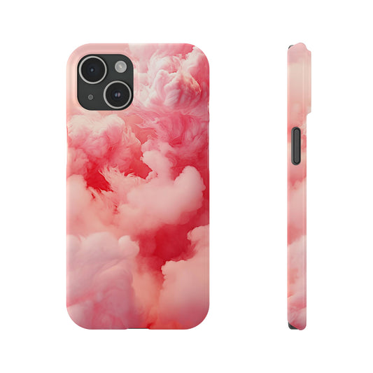 Pink Cloud Slim Phone Case - Colorwink