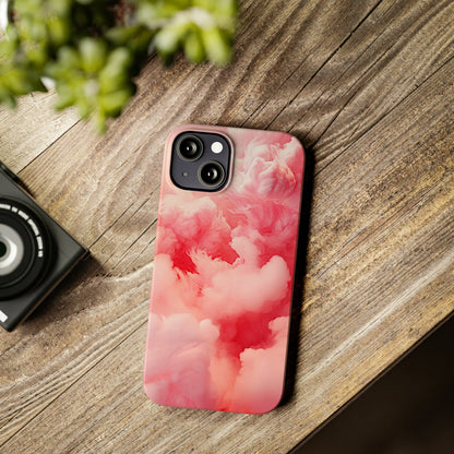 Pink Cloud Slim Phone Case - Colorwink