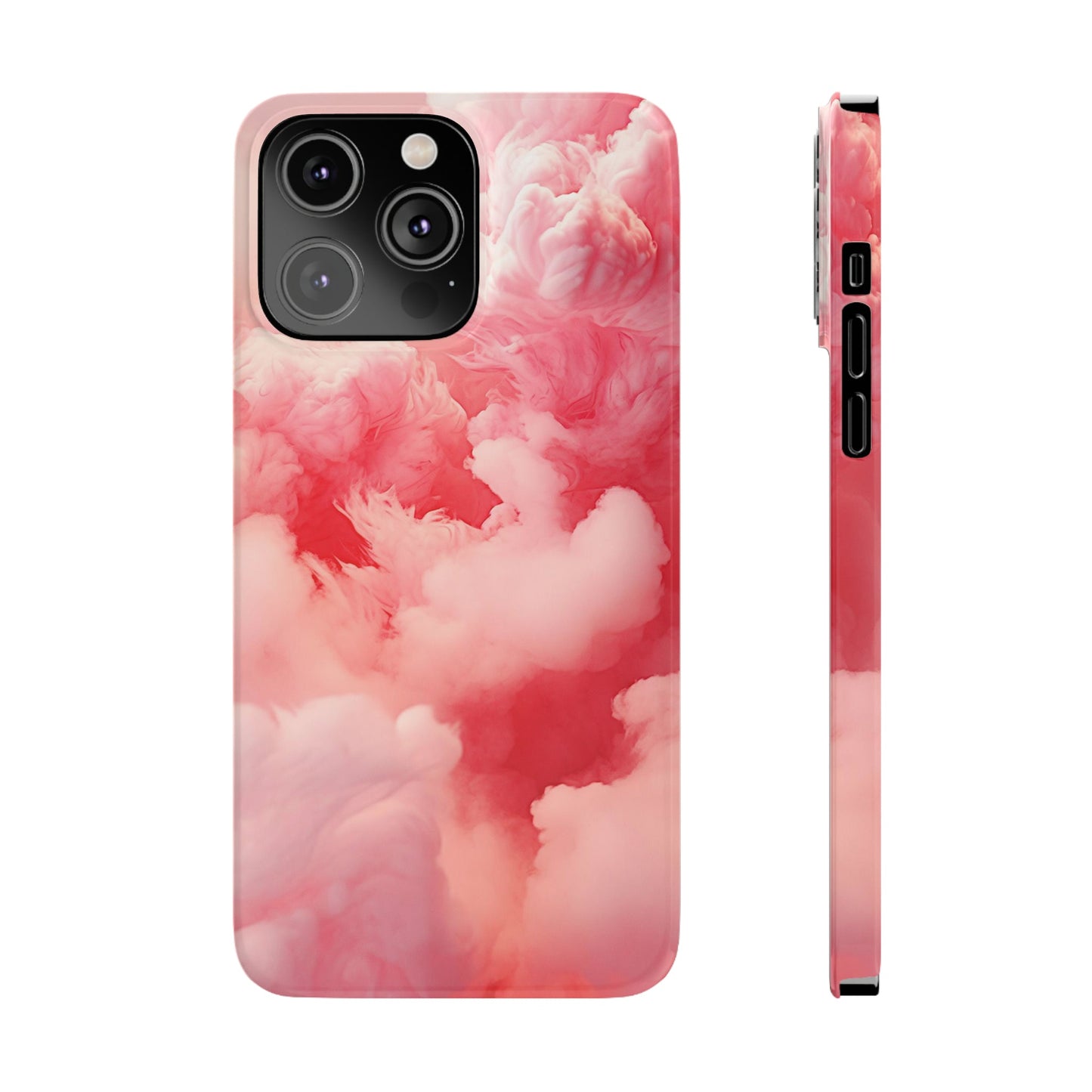 Pink Cloud Slim Phone Case - Colorwink