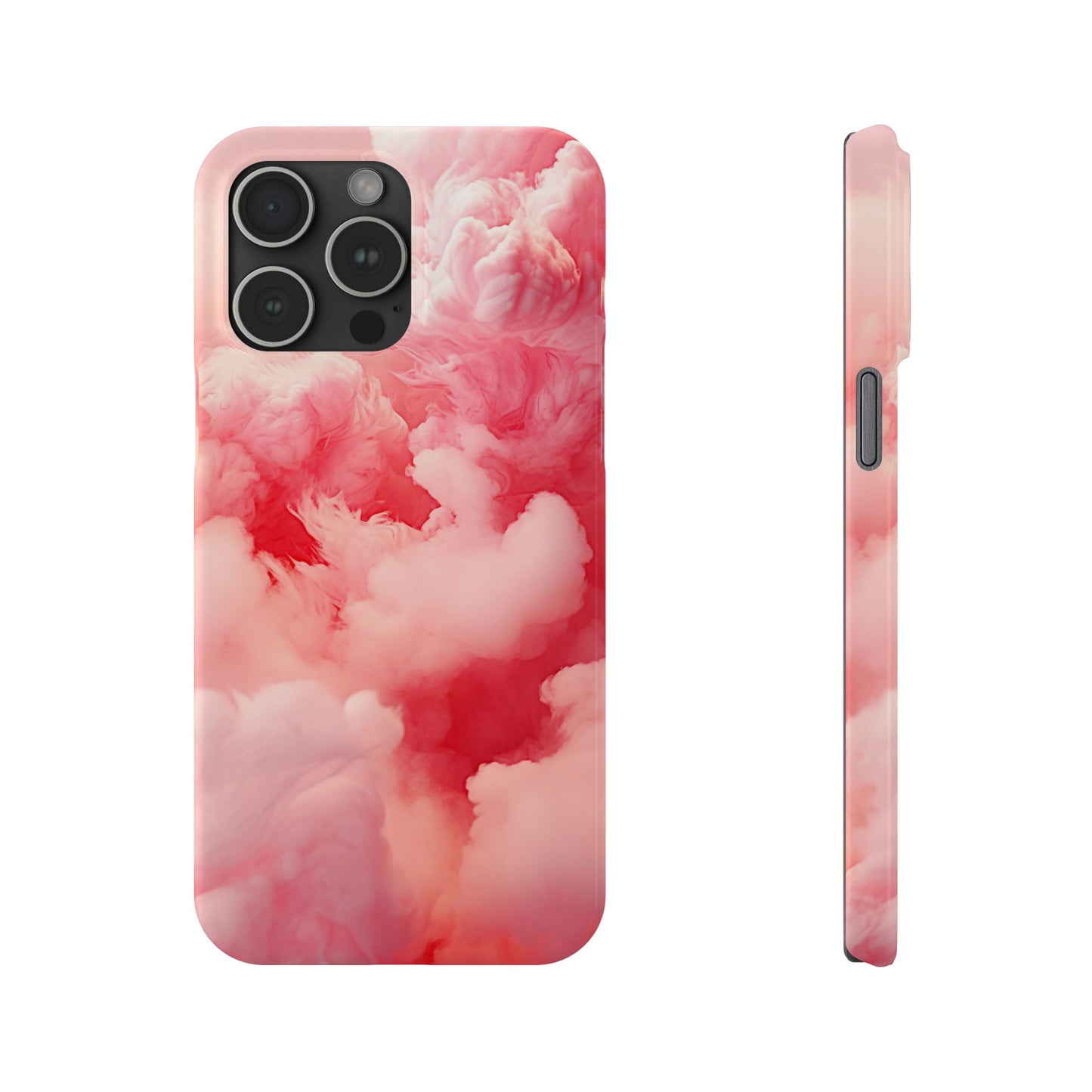 Pink Cloud Slim Phone Case - Colorwink