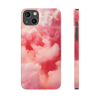 Pink Cloud Slim Phone Case - Colorwink