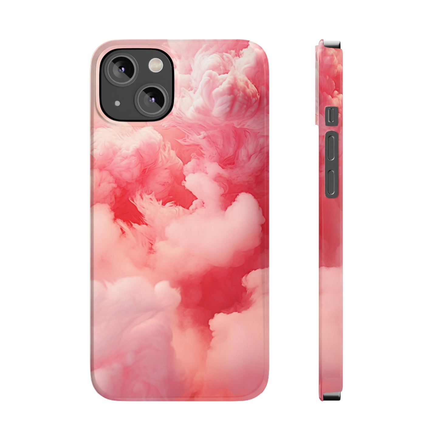 Pink Cloud Slim Phone Case - Colorwink