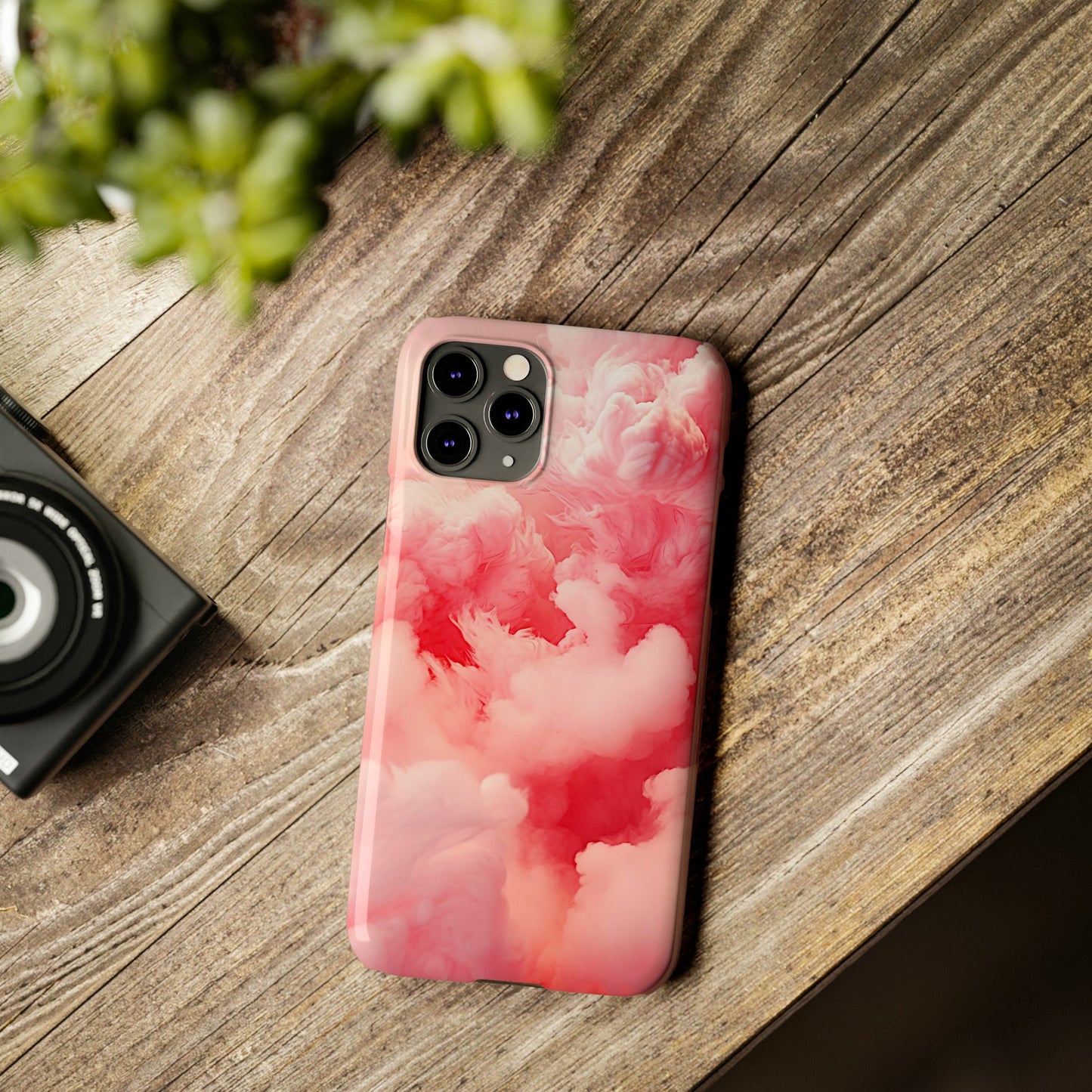 Pink Cloud Slim Phone Case - Colorwink