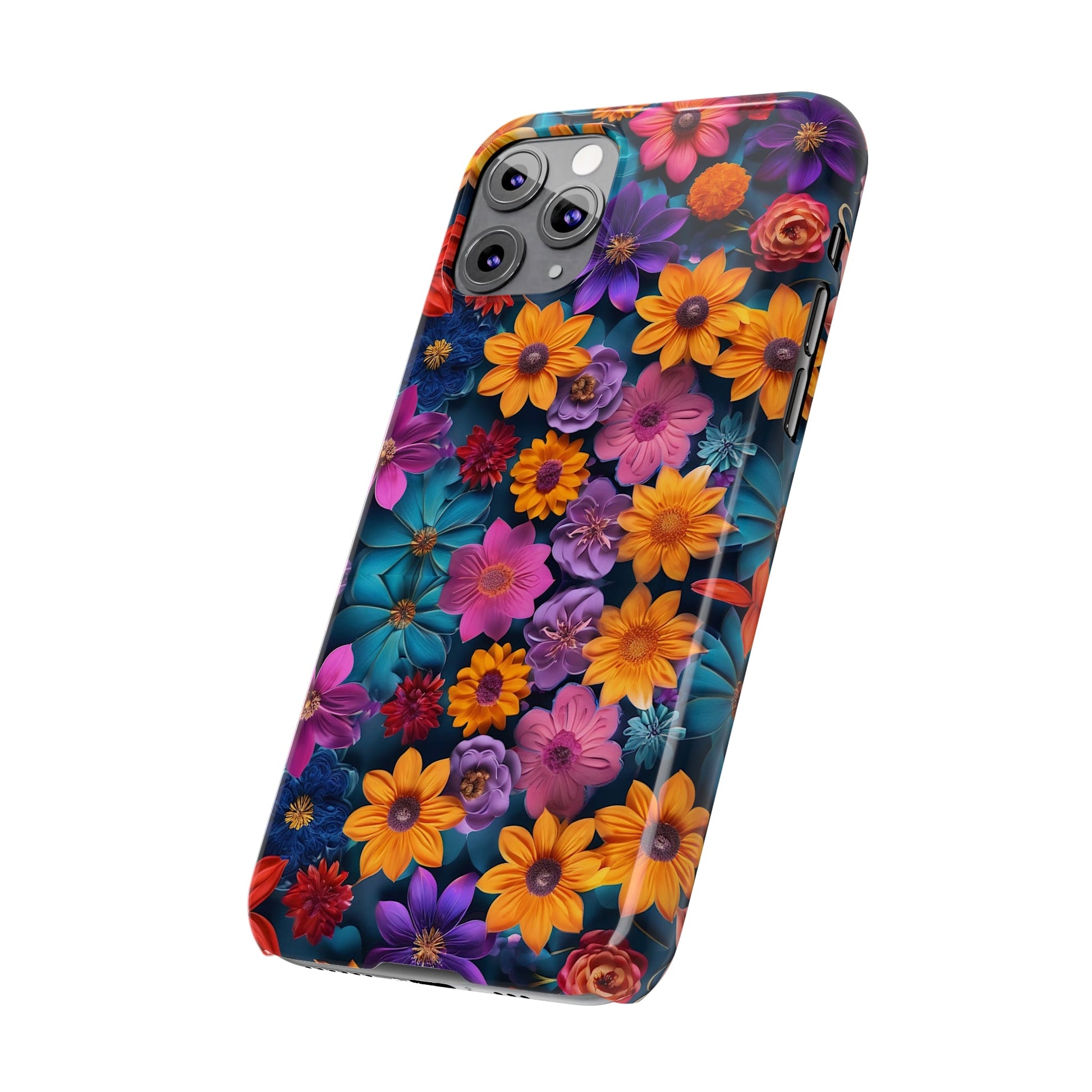 Pinwheel Flower Slim Phone Case - Colorwink