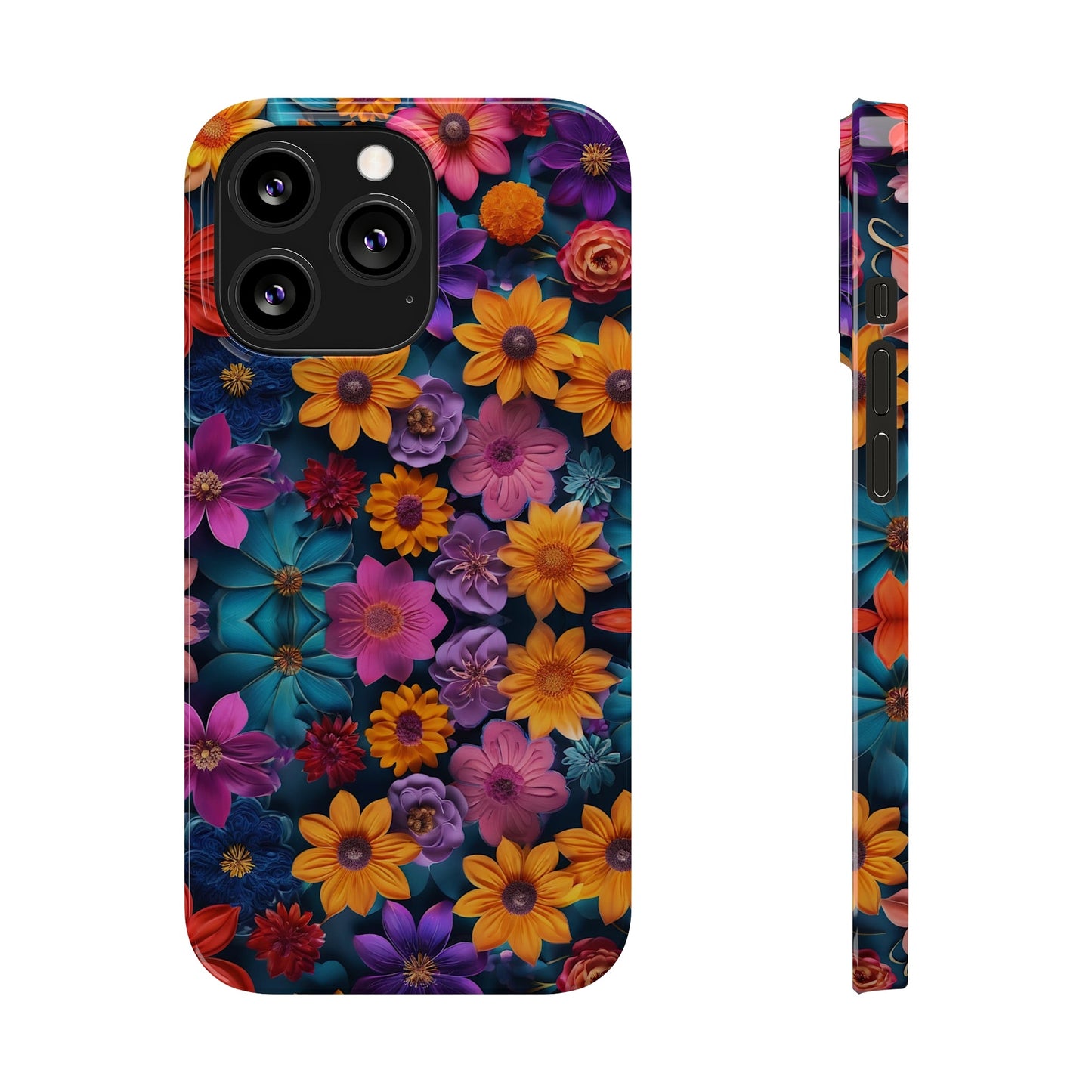 Pinwheel Flower Slim Phone Case - Colorwink