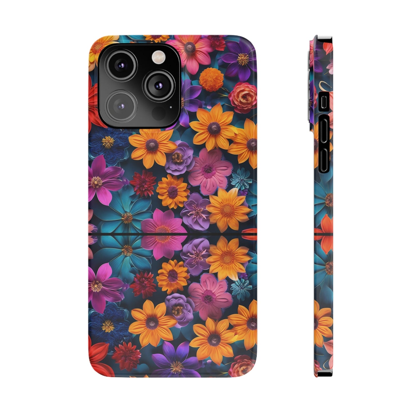 Pinwheel Flower Slim Phone Case - Colorwink