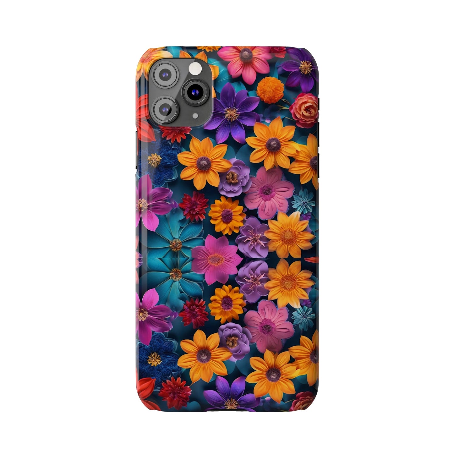 Pinwheel Flower Slim Phone Case - Colorwink