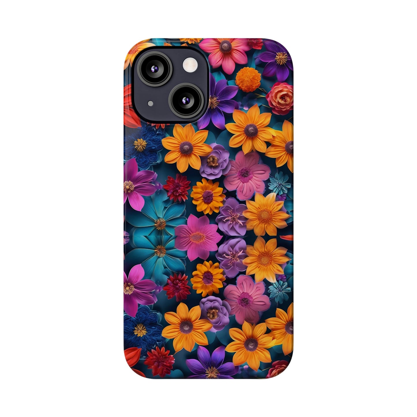 Pinwheel Flower Slim Phone Case - Colorwink