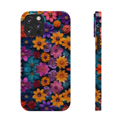 Pinwheel Flower Slim Phone Case - Colorwink