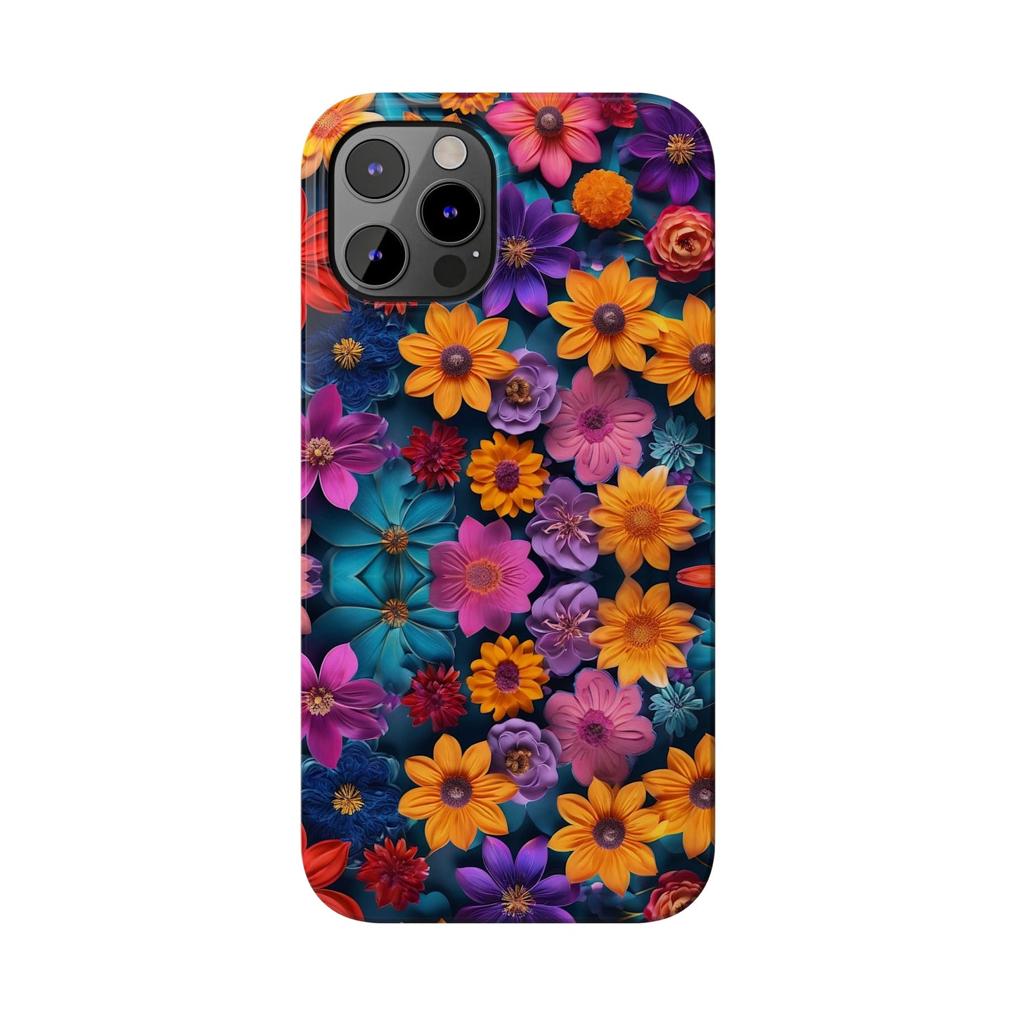 Pinwheel Flower Slim Phone Case - Colorwink