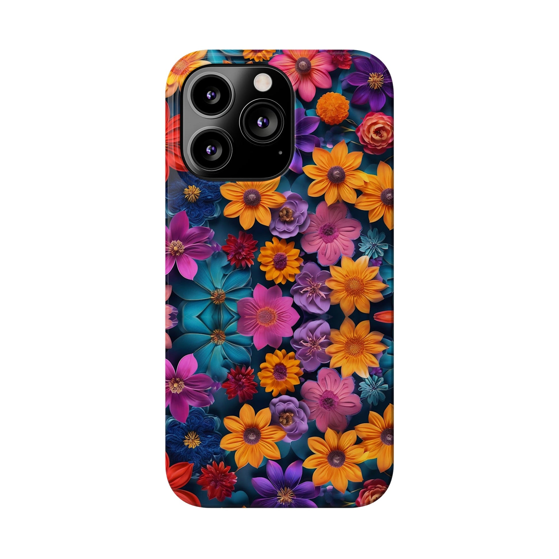 Pinwheel Flower Slim Phone Case - Colorwink