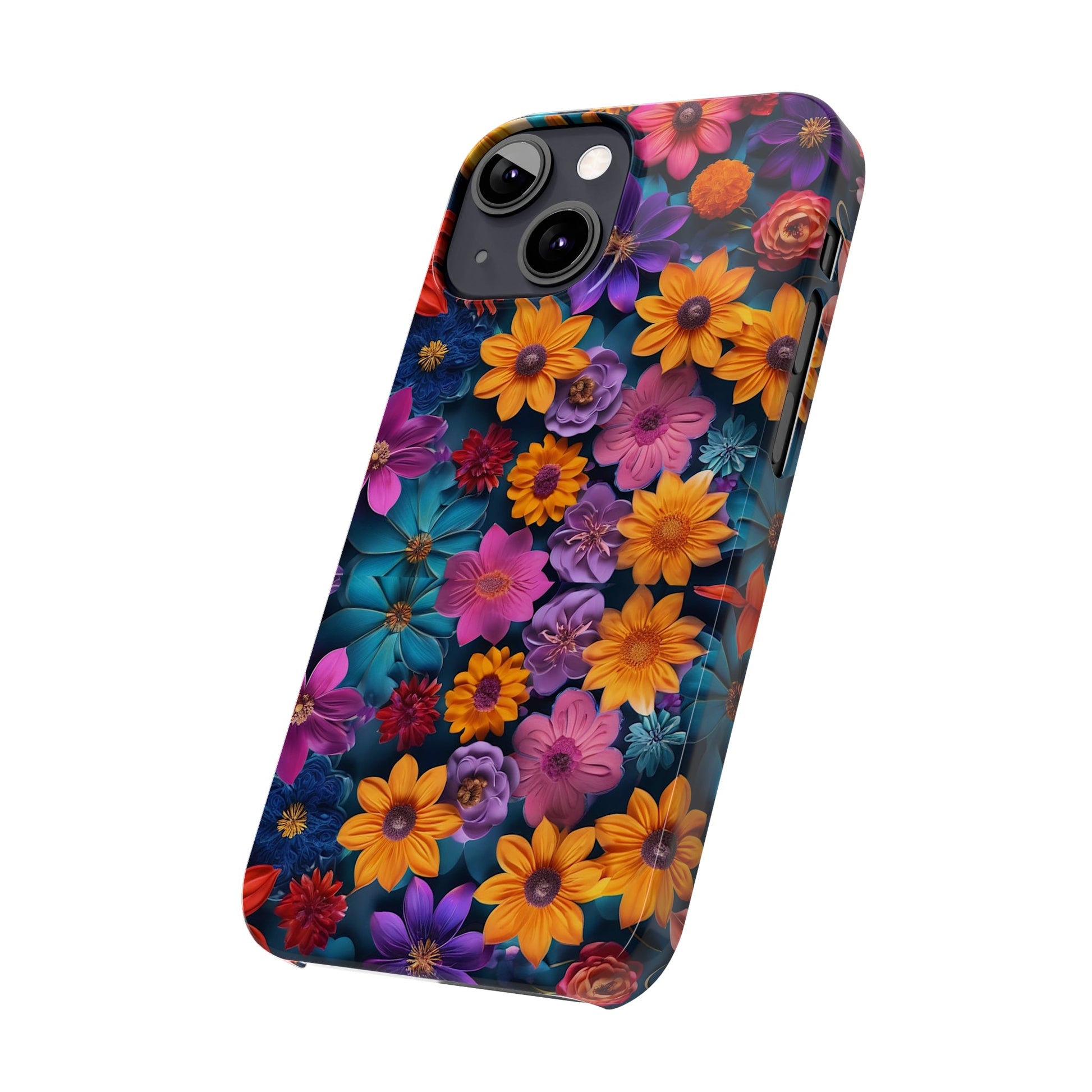 Pinwheel Flower Slim Phone Case - Colorwink