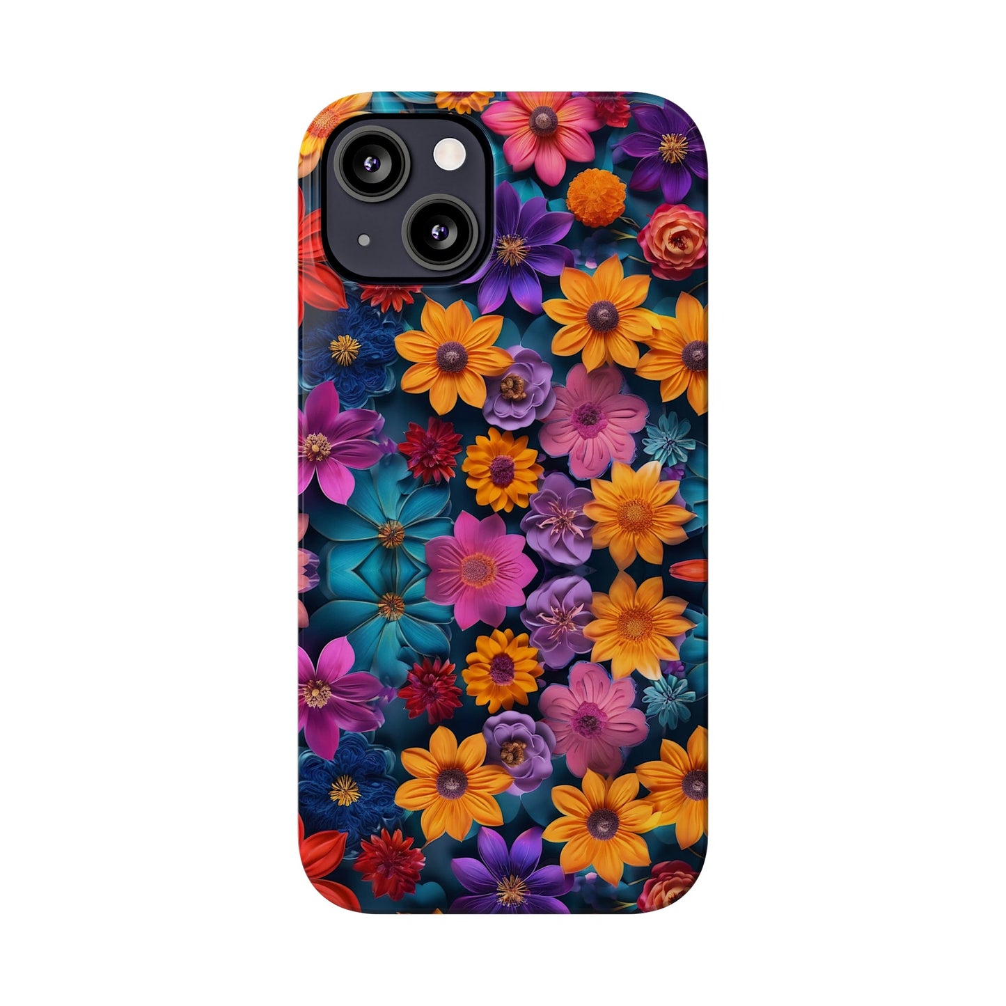 Pinwheel Flower Slim Phone Case - Colorwink