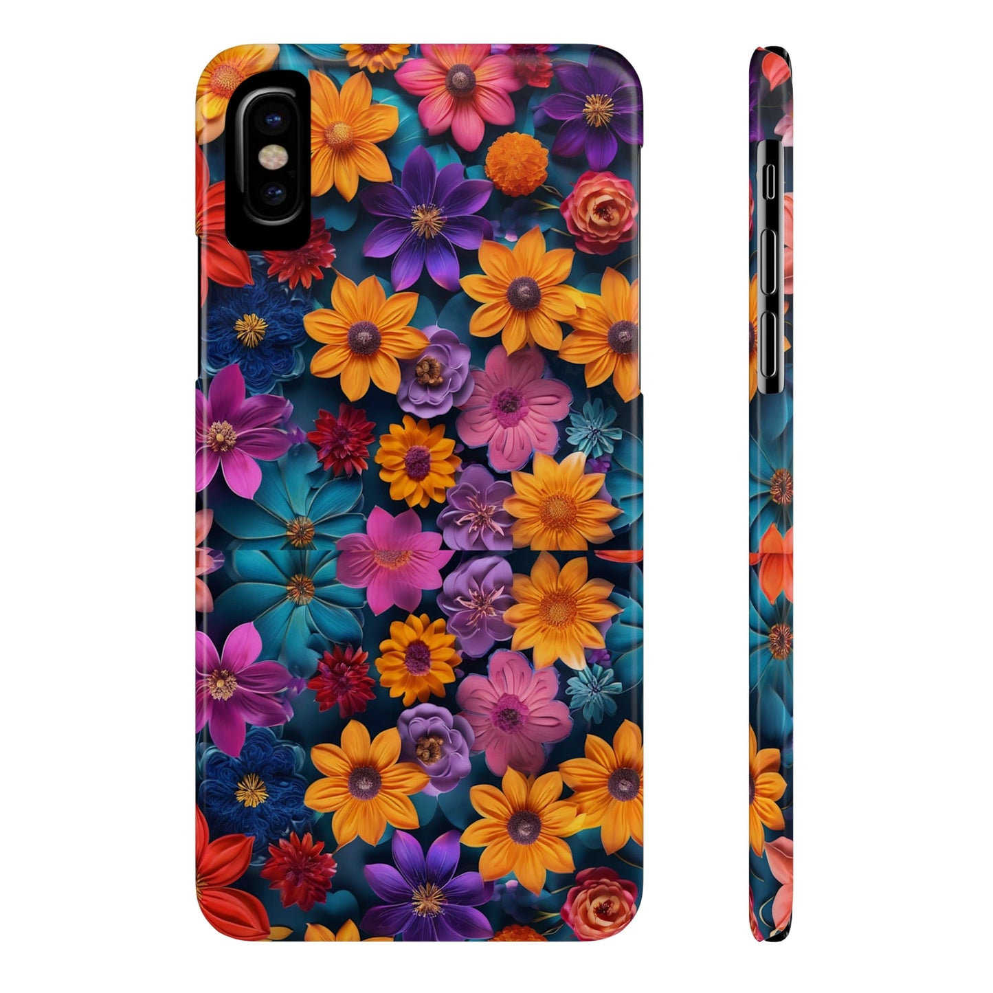 Pinwheel Flower Slim Phone Case - Colorwink