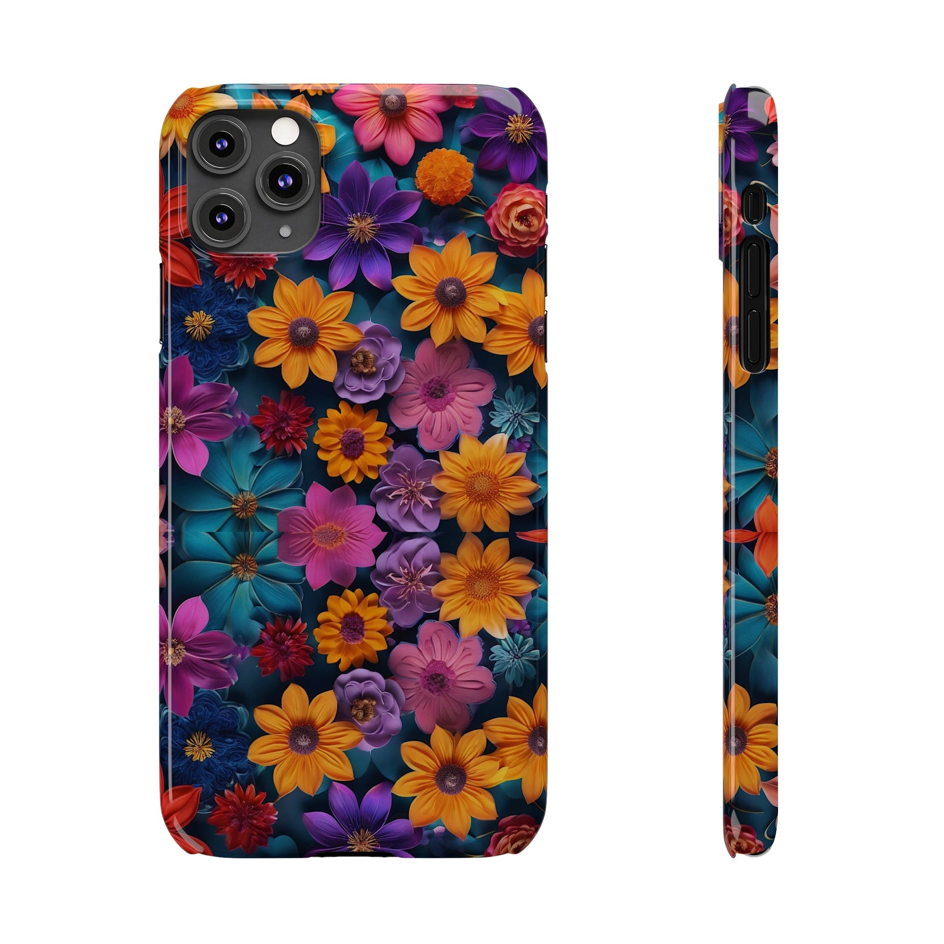 Pinwheel Flower Slim Phone Case - Colorwink