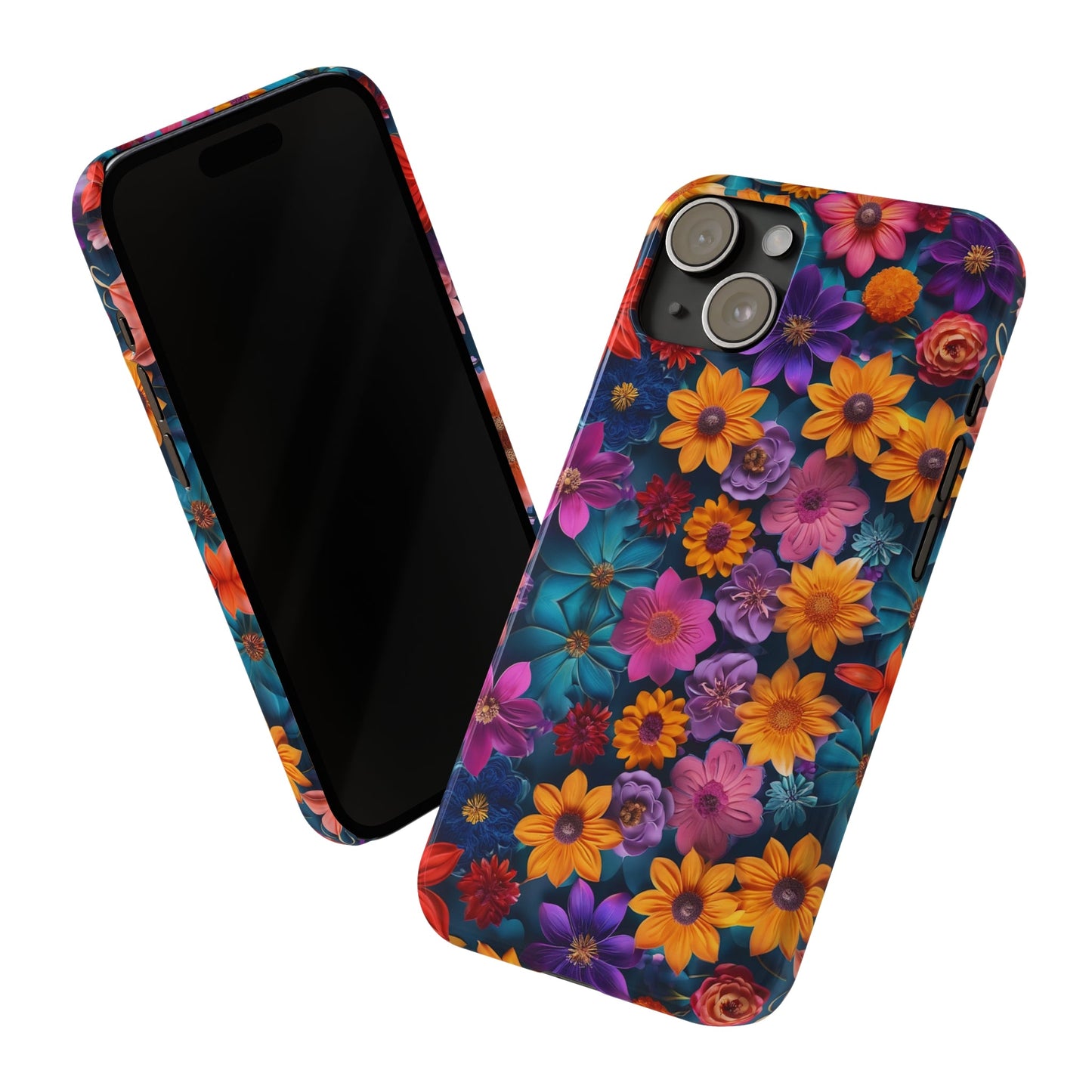 Pinwheel Flower Slim Phone Case - Colorwink