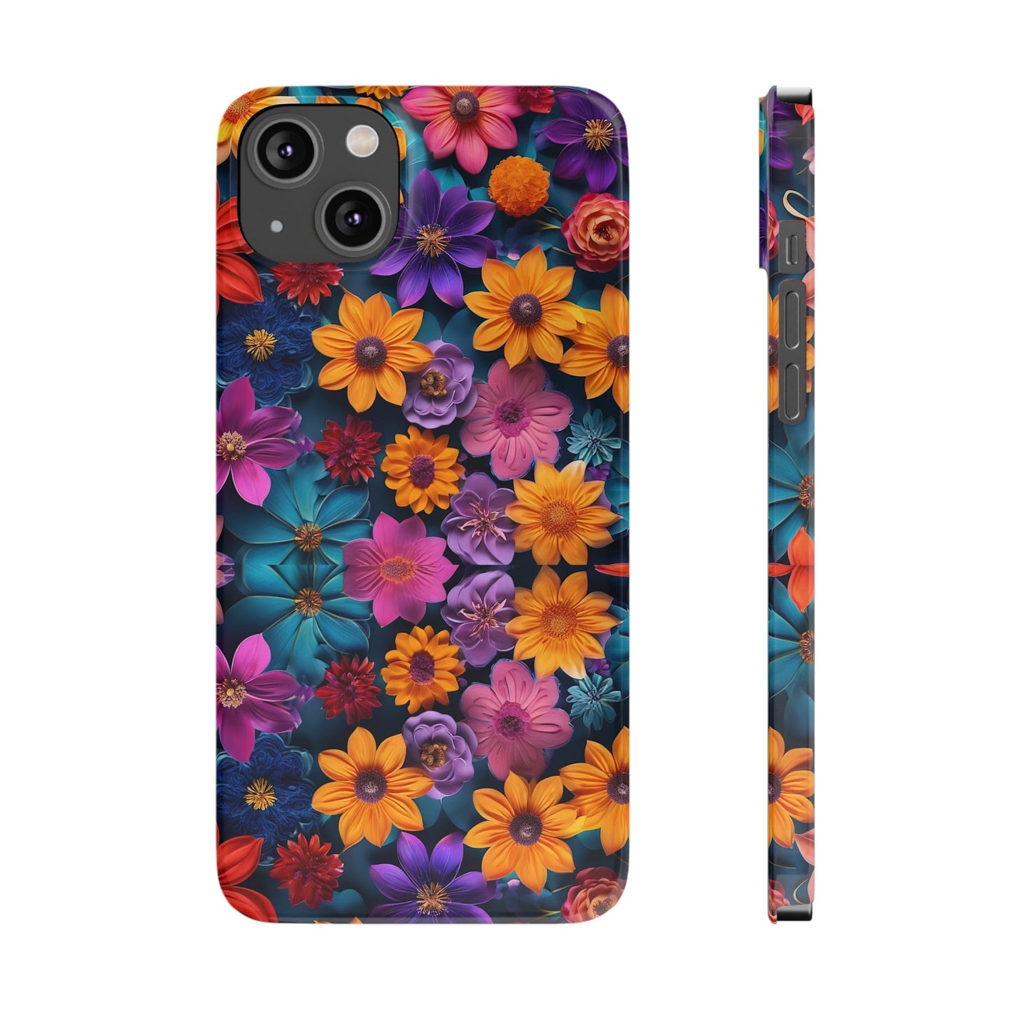 Pinwheel Flower Slim Phone Case - Colorwink