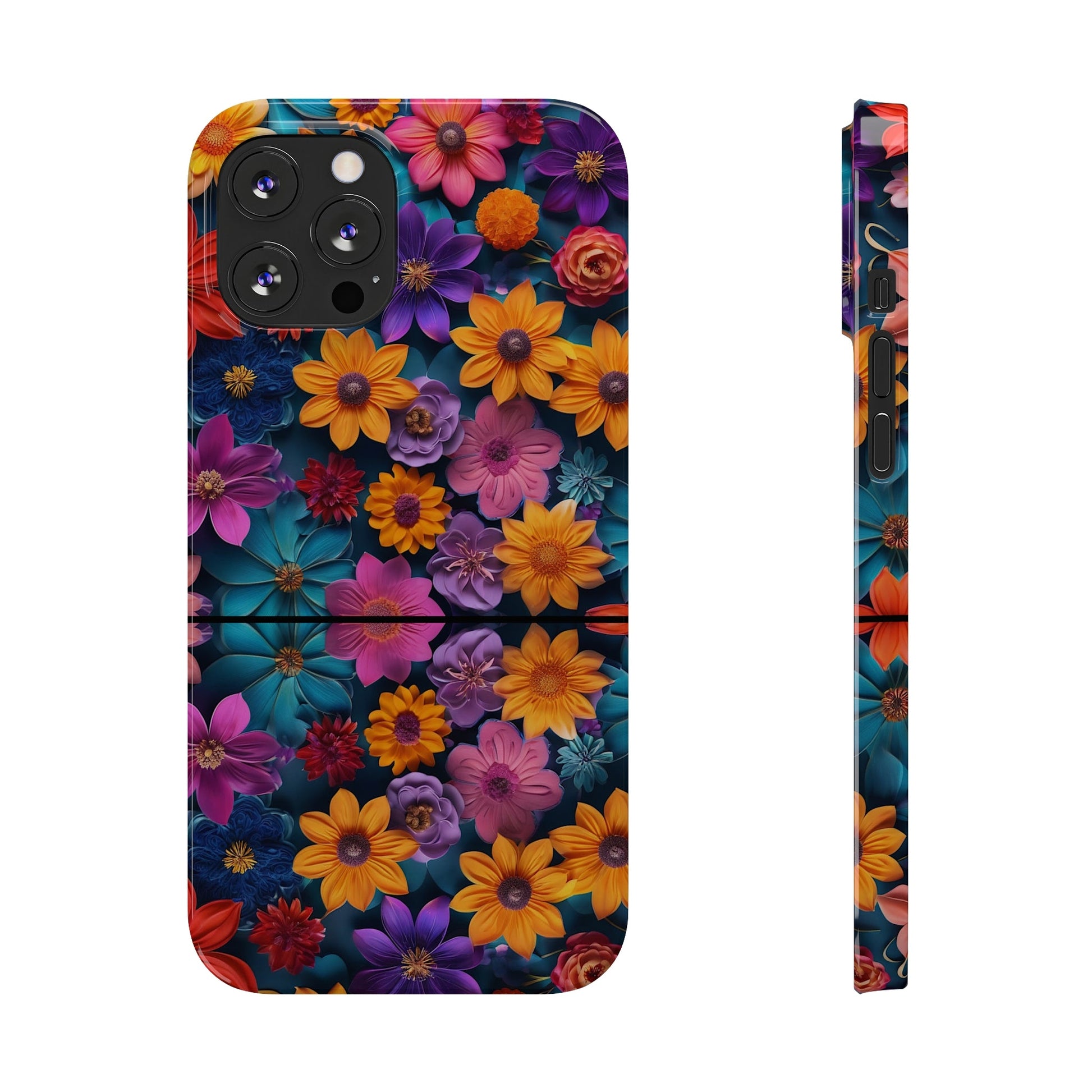 Pinwheel Flower Slim Phone Case - Colorwink