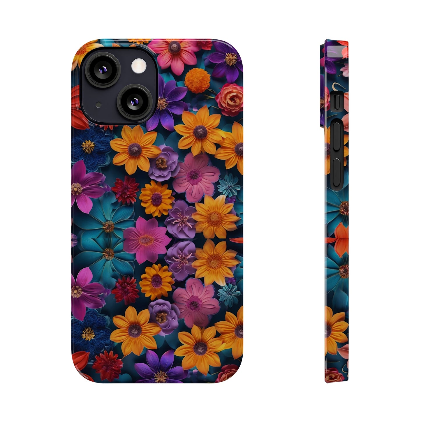 Pinwheel Flower Slim Phone Case - Colorwink