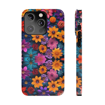 Pinwheel Flower Slim Phone Case - Colorwink