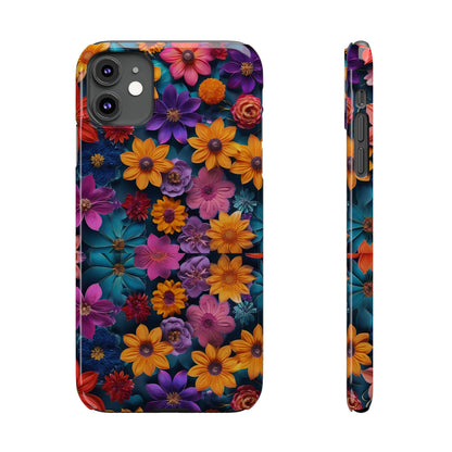 Pinwheel Flower Slim Phone Case - Colorwink