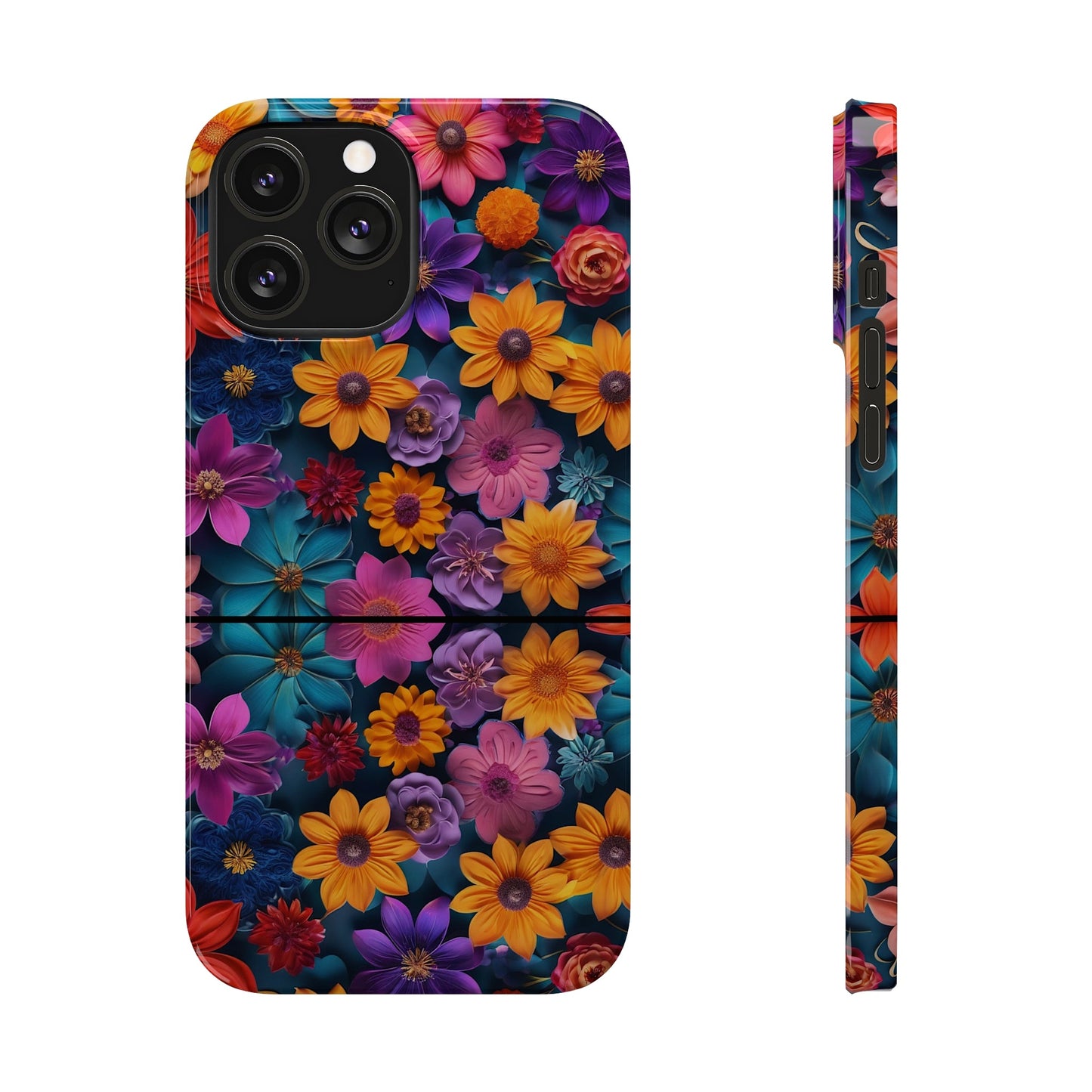 Pinwheel Flower Slim Phone Case - Colorwink