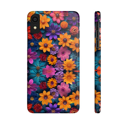 Pinwheel Flower Slim Phone Case - Colorwink