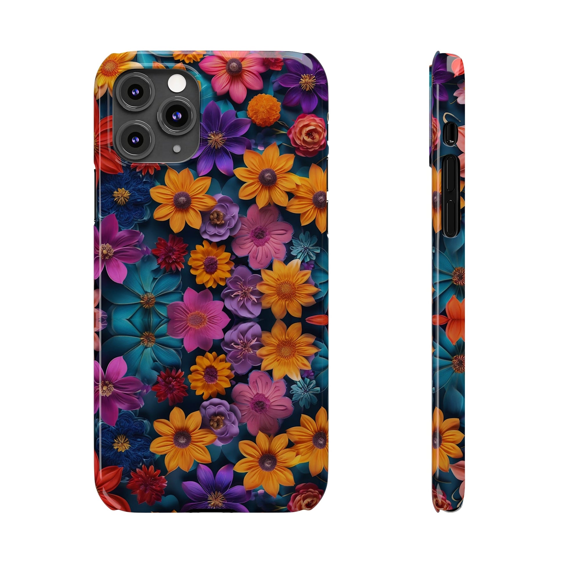 Pinwheel Flower Slim Phone Case - Colorwink