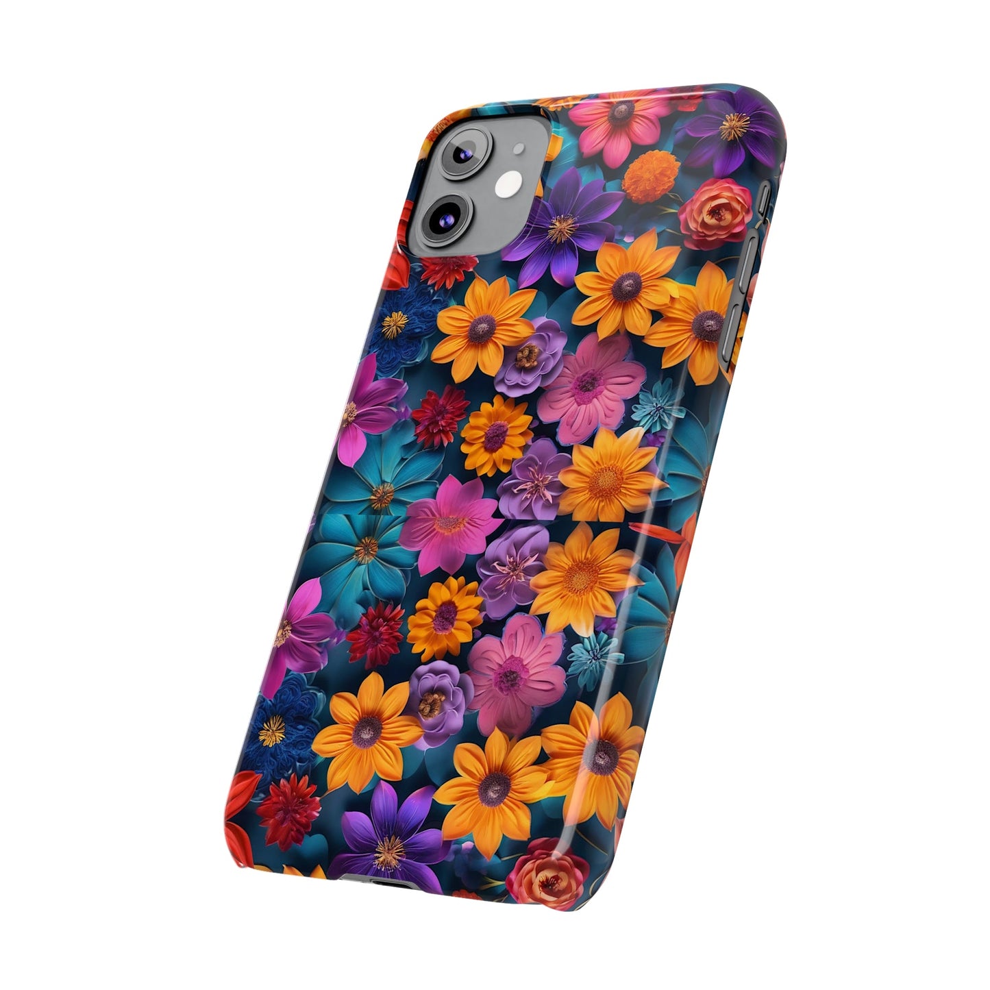 Pinwheel Flower Slim Phone Case - Colorwink